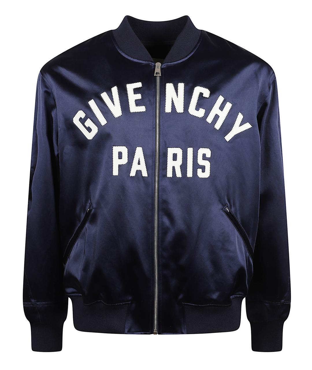 GIVENCHY Темно-синяя хлопковая куртка, фото 1