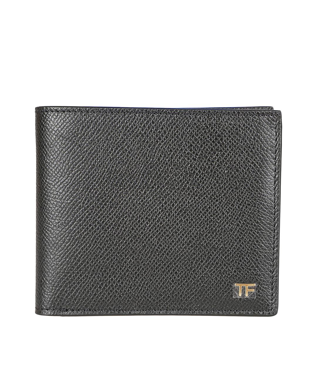 TOM FORD Черный кожаный кошелек, фото 1