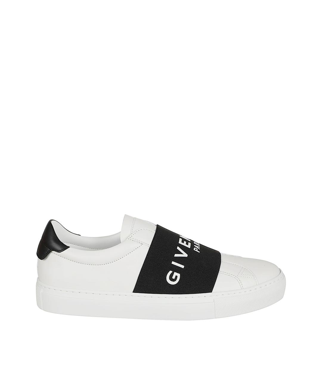 GIVENCHY Белые кожаные слипоны, фото 1