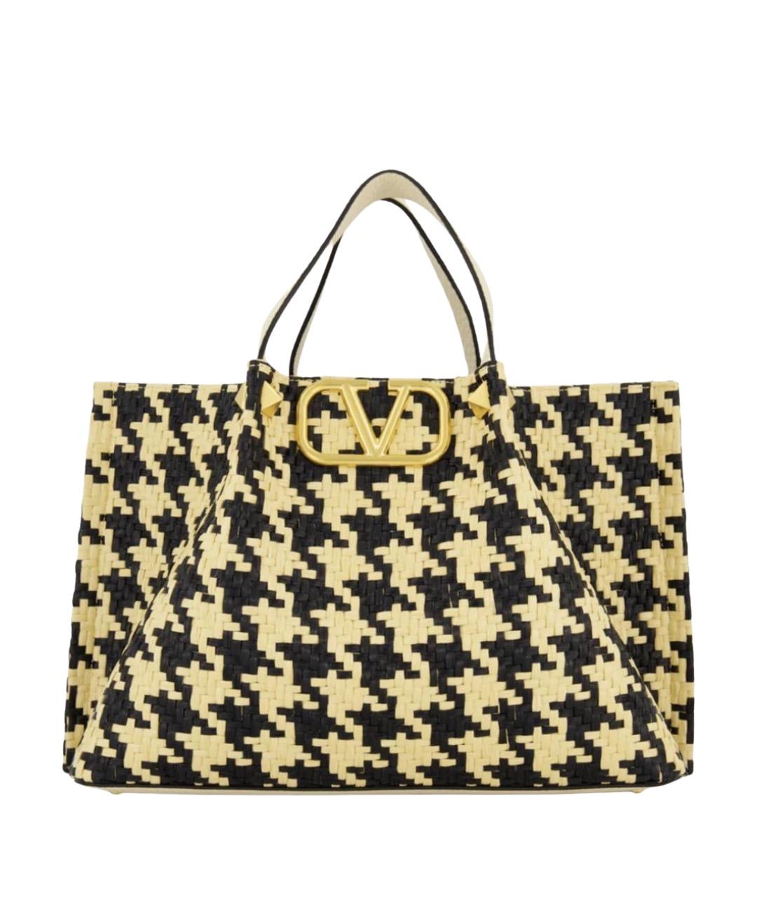 VALENTINO Мульти синтетическая сумка тоут, фото 1