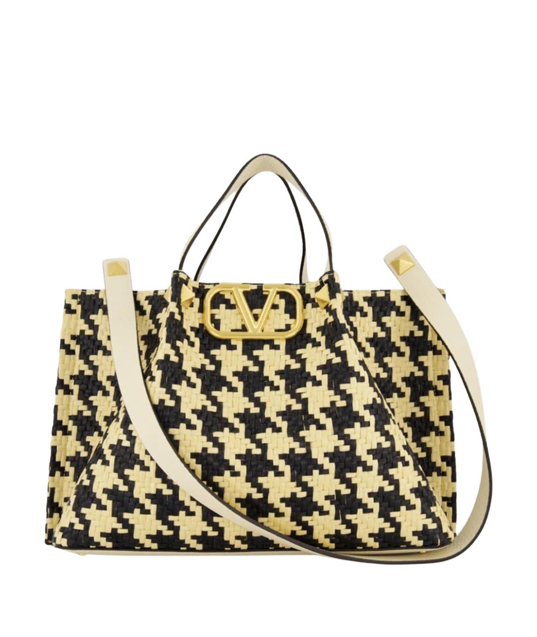 VALENTINO Мульти синтетическая сумка тоут, фото 2
