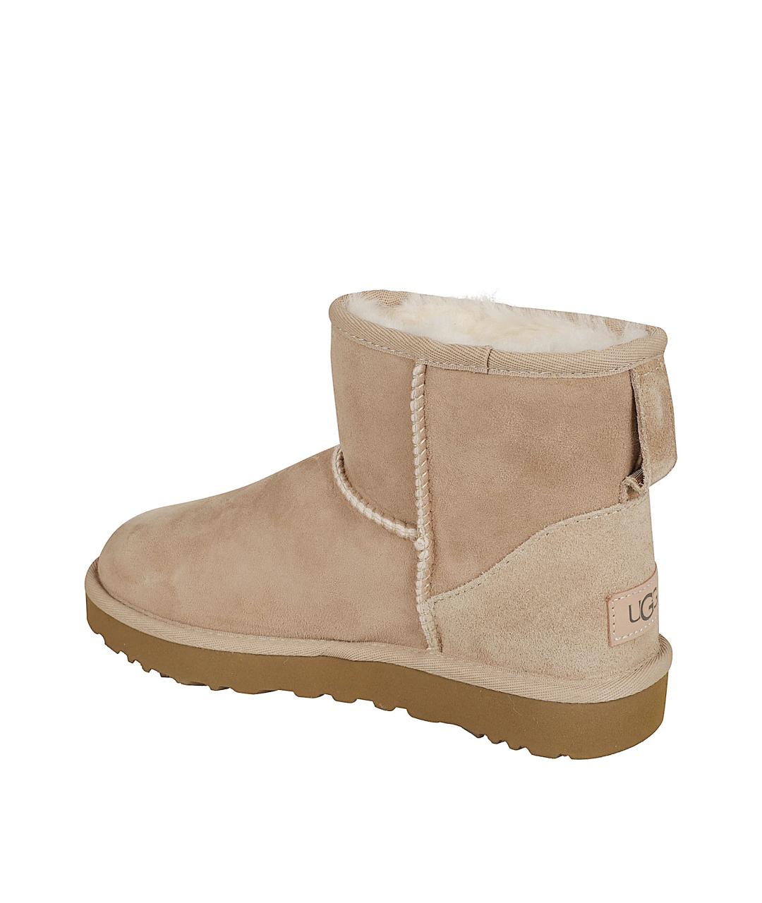 UGG AUSTRALIA Бежевые нубуковые ботинки, фото 3