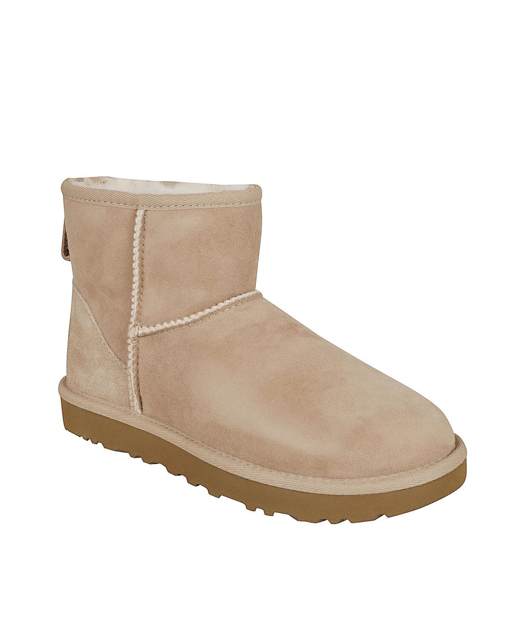 UGG AUSTRALIA Бежевые нубуковые ботинки, фото 2