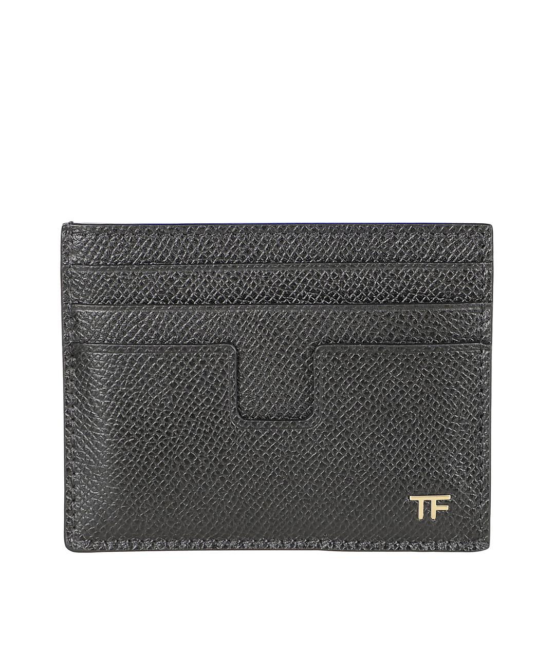 TOM FORD Черный кожаный кардхолдер, фото 1