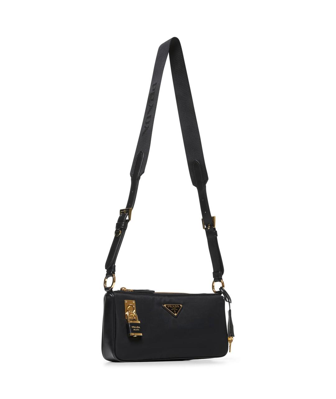 PRADA Черная бархатная сумка тоут, фото 2