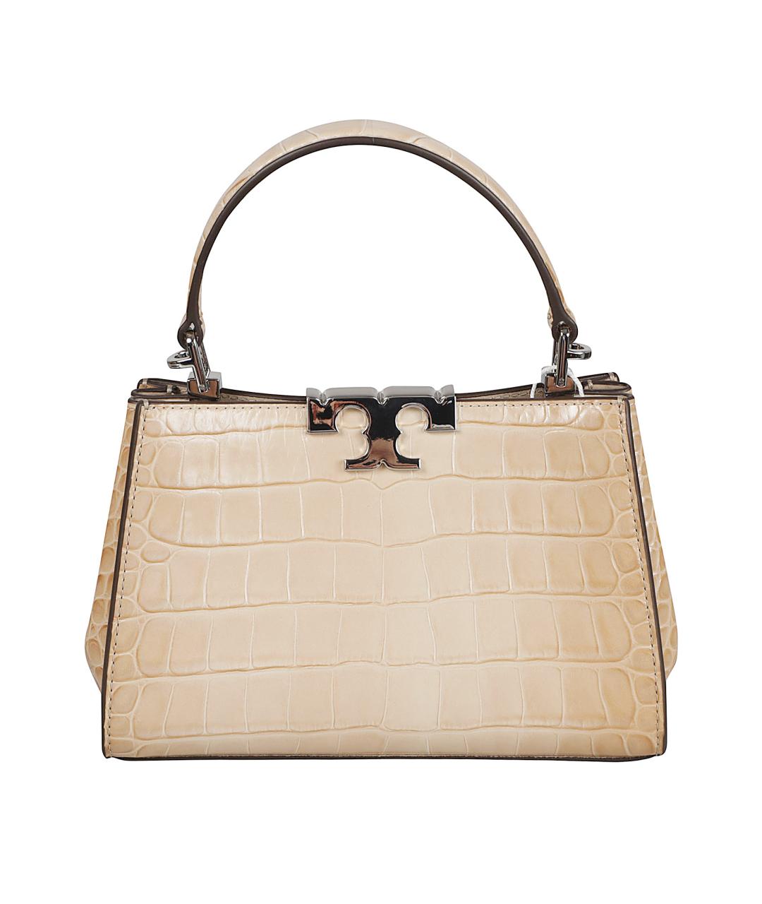 TORY BURCH Бежевая кожаная сумка тоут, фото 1