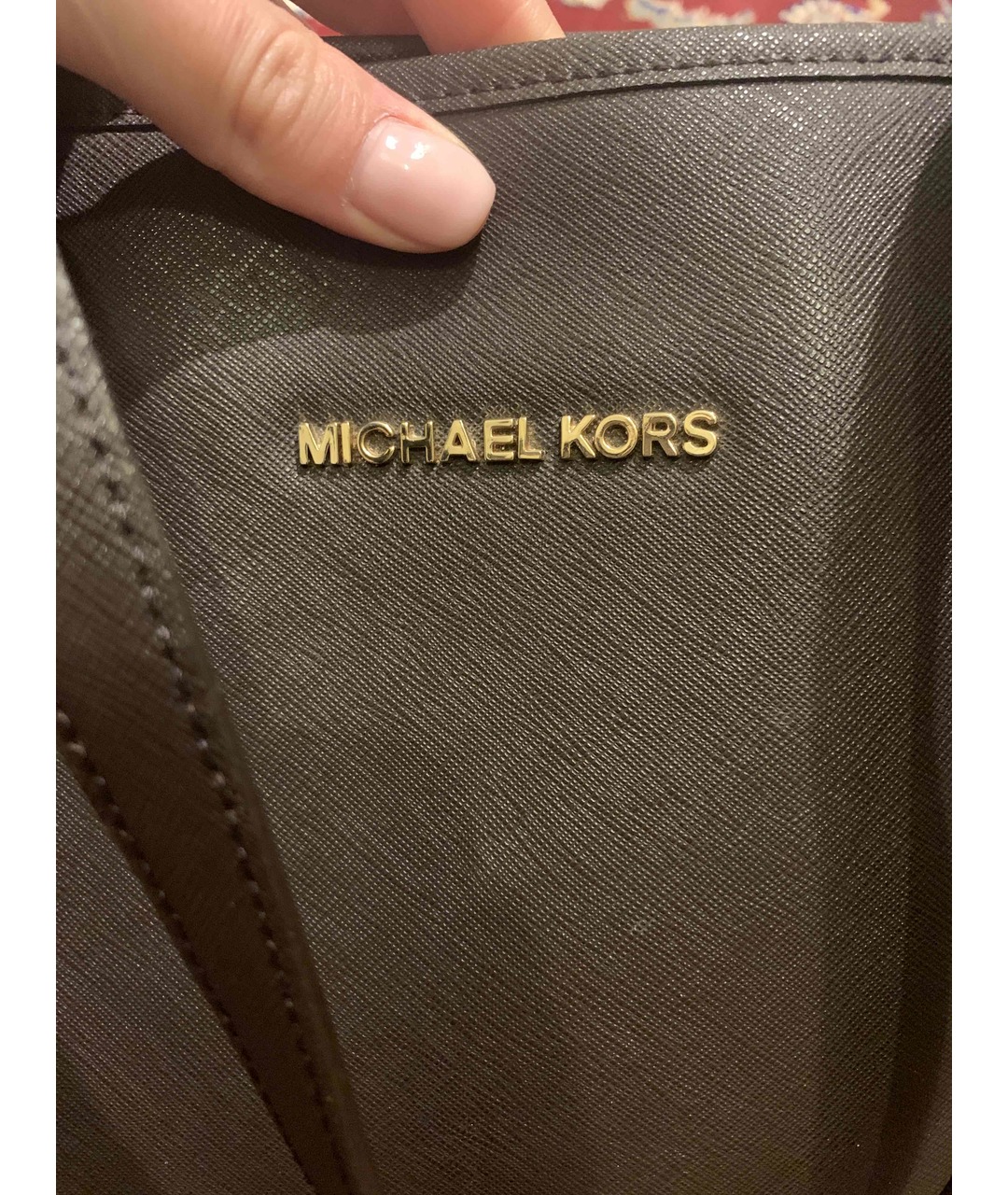 MICHAEL KORS Коричневая кожаная сумка тоут, фото 5