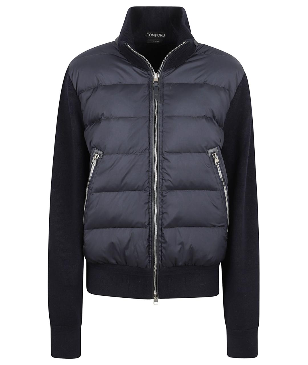 TOM FORD Темно-синяя шерстяная куртка, фото 1