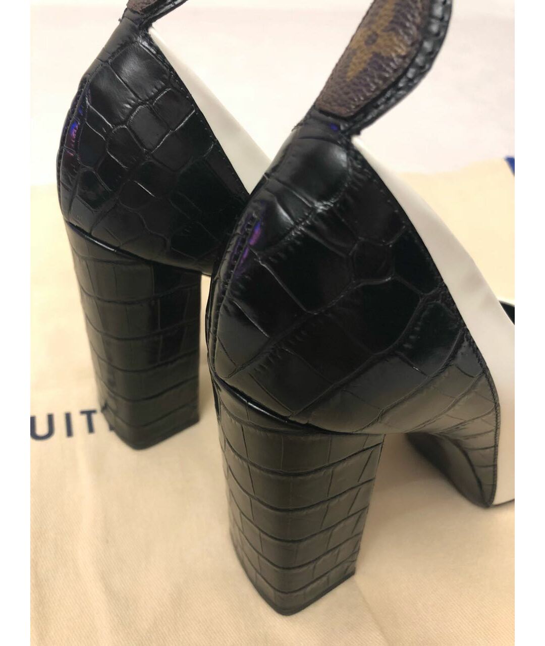 LOUIS VUITTON Мульти кожаные туфли, фото 6