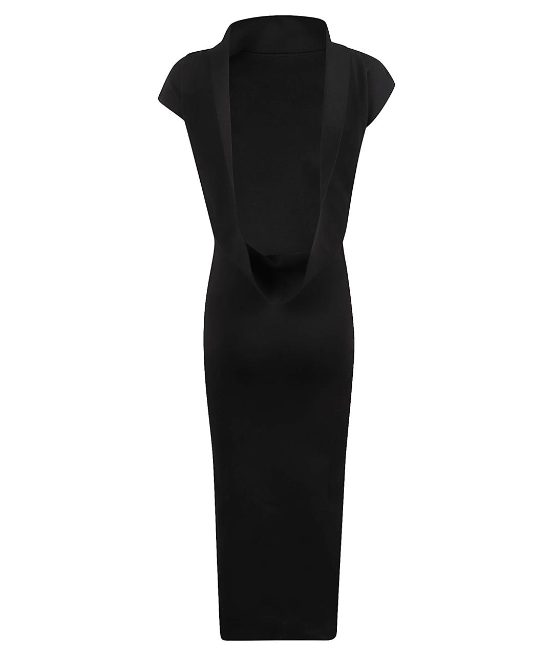 ALBERTA FERRETTI Черное вискозное вечернее платье, фото 3