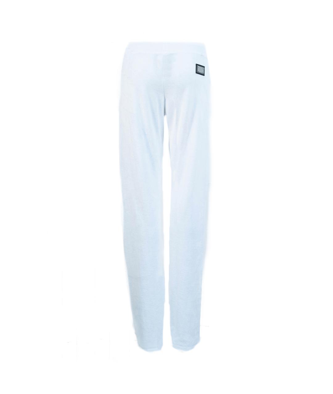 PHILIPP PLEIN Белые хлопковые спортивные брюки и шорты, фото 2