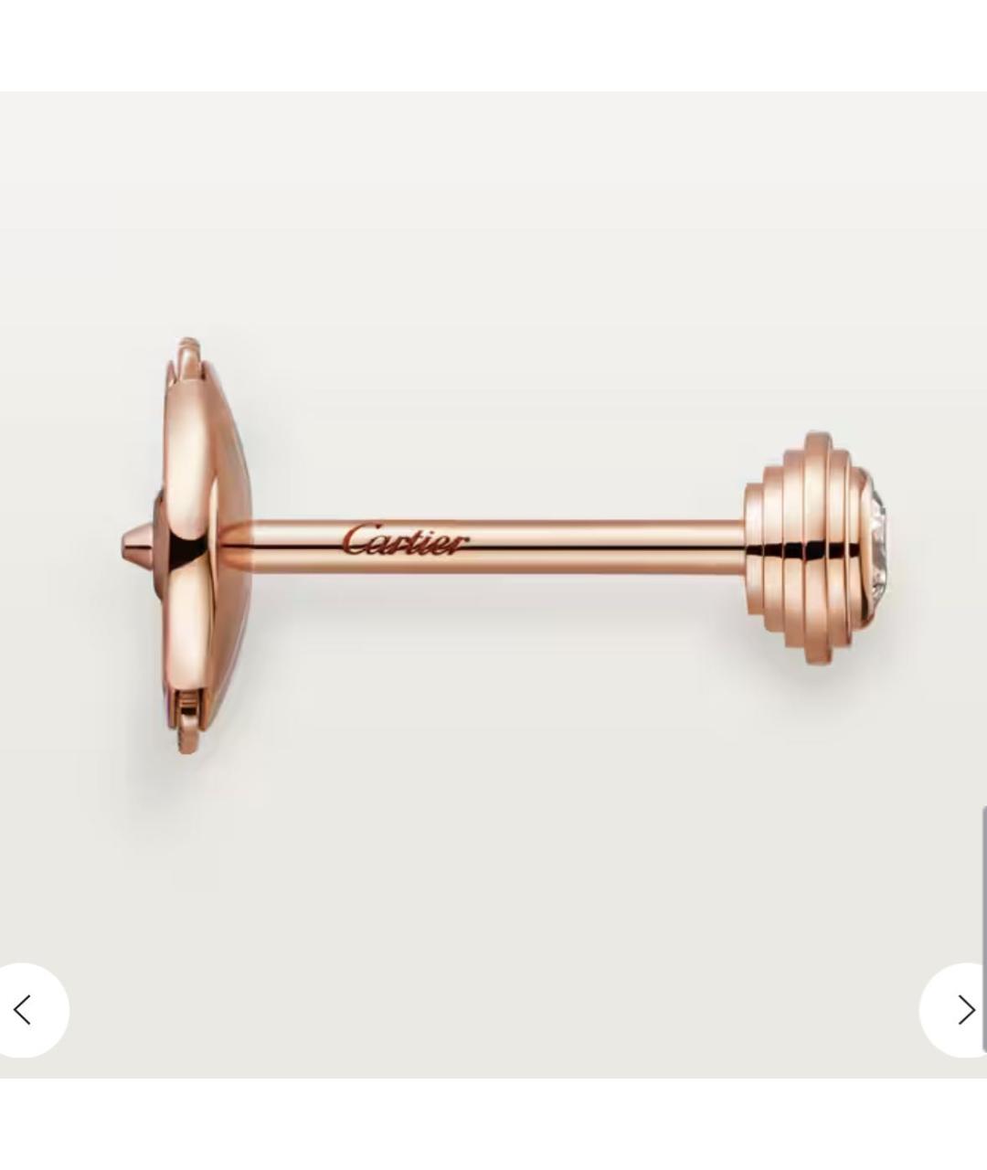 CARTIER Серьги из розового золота, фото 2