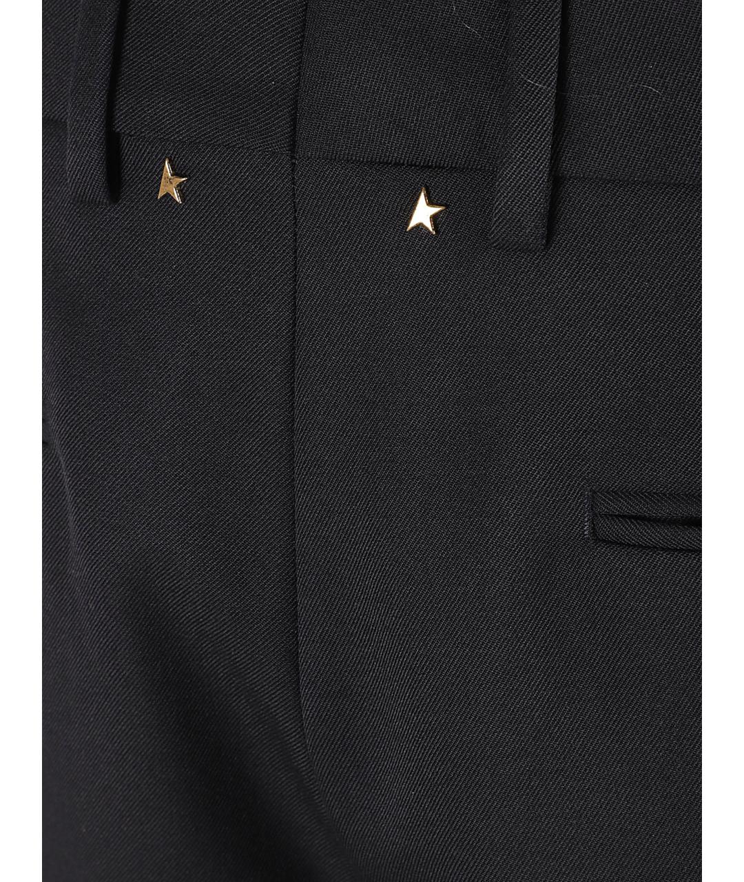 GOLDEN GOOSE DELUXE BRAND Темно-синие вискозные повседневные брюки, фото 2
