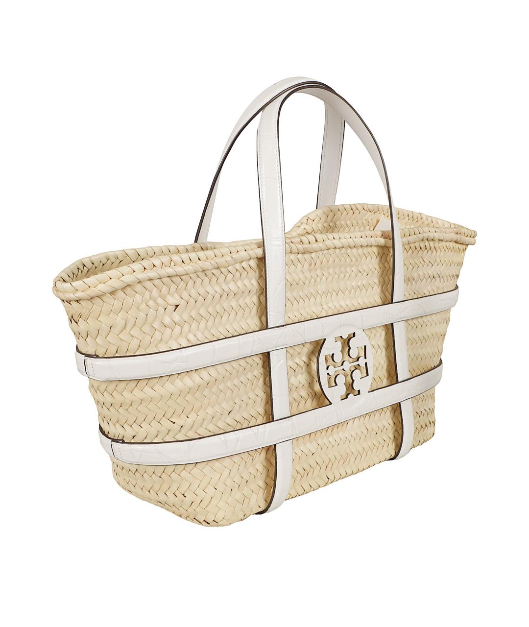 TORY BURCH Белая сумка тоут, фото 3