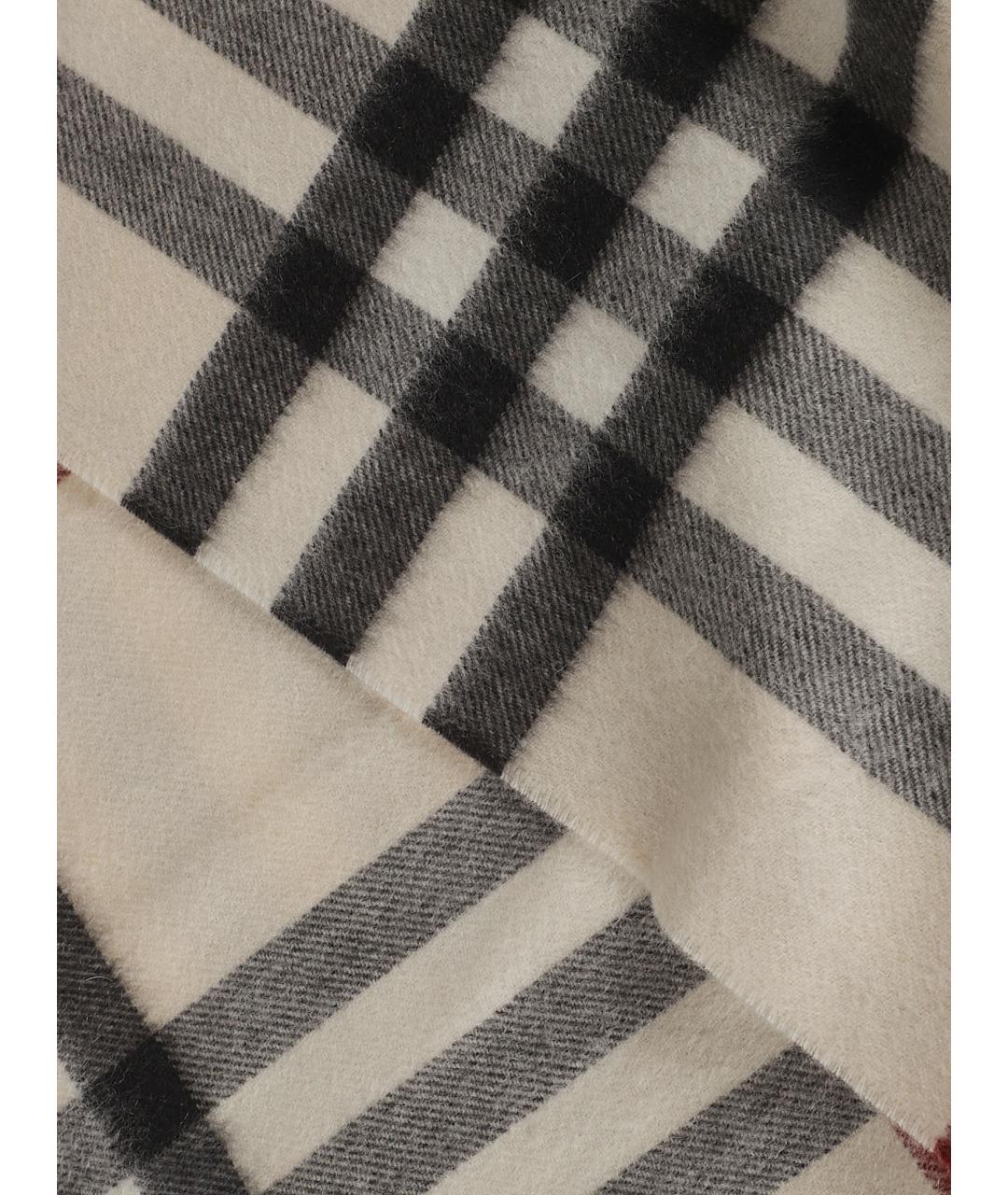 BURBERRY Бежевый кашемировый шарф, фото 2