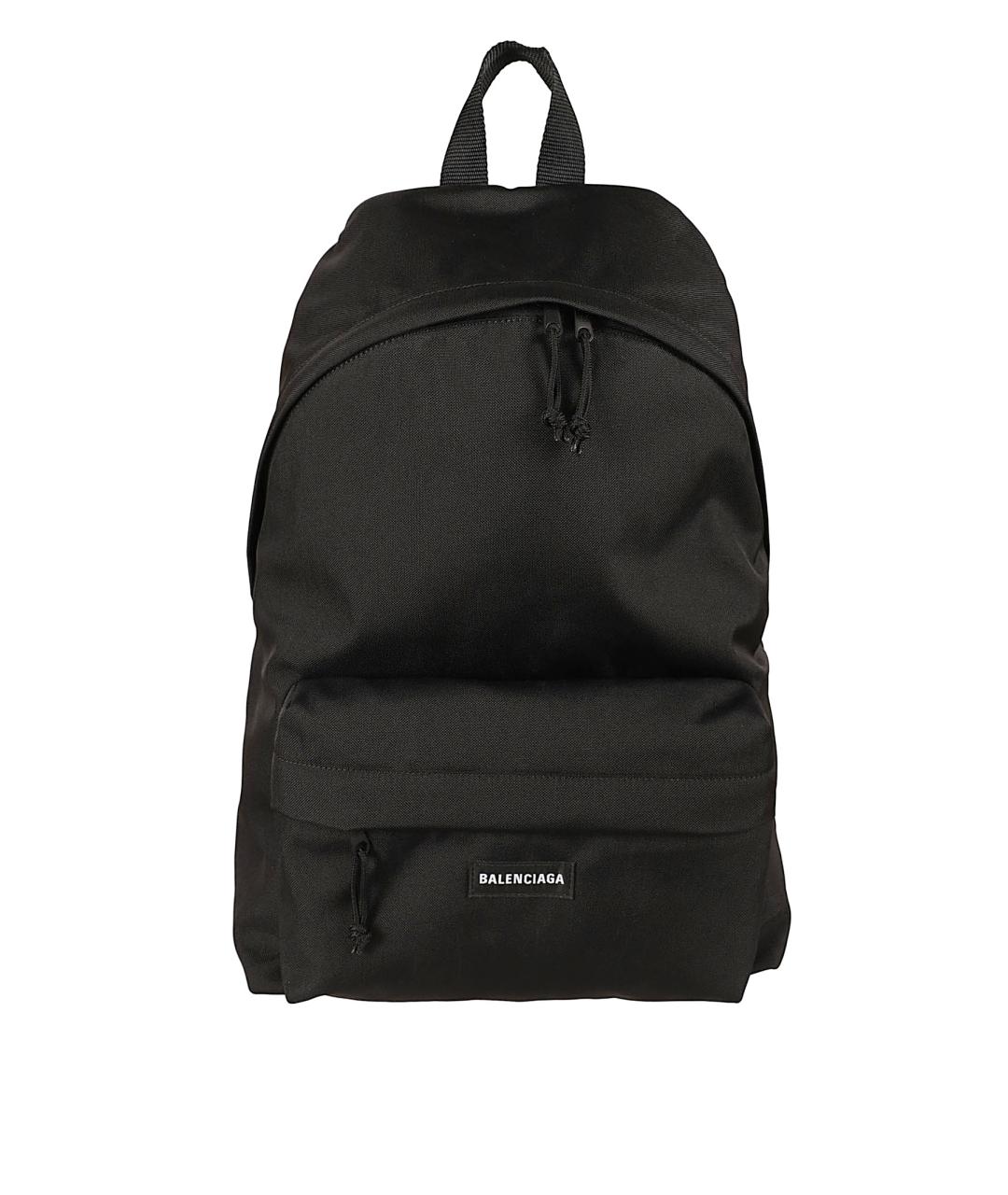 BALENCIAGA Черный синтетический рюкзак, фото 1