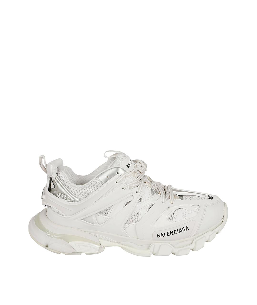 BALENCIAGA Белые синтетические низкие кроссовки / кеды, фото 1