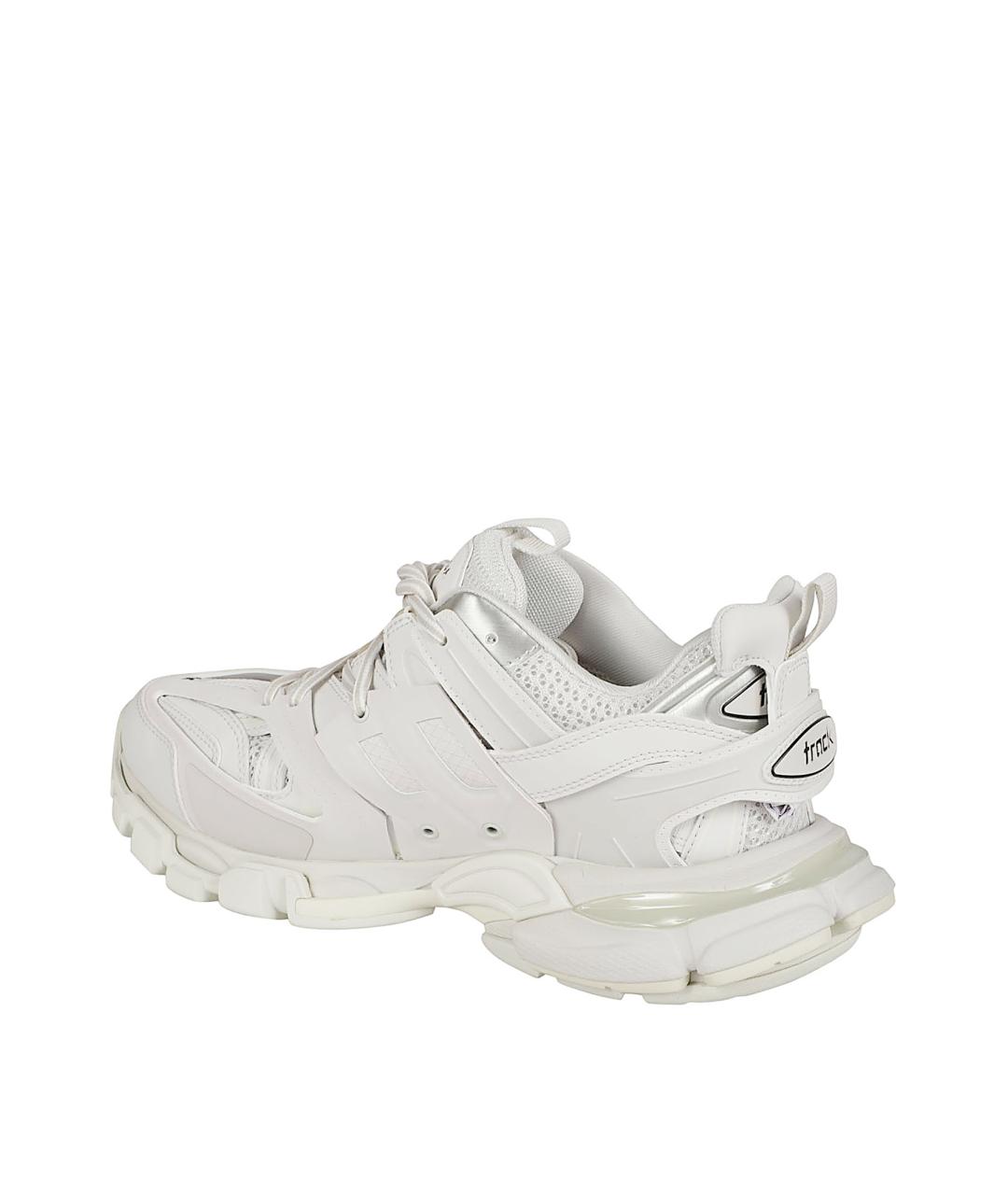 BALENCIAGA Белые синтетические низкие кроссовки / кеды, фото 3