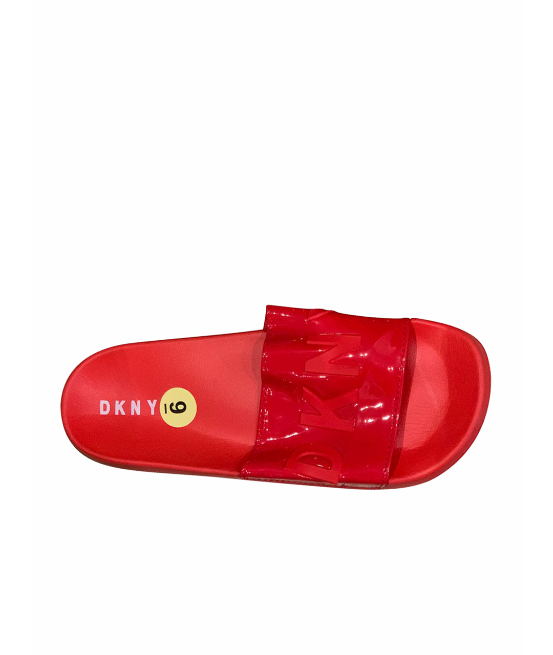 DKNY Красные резиновые сандалии, фото 1