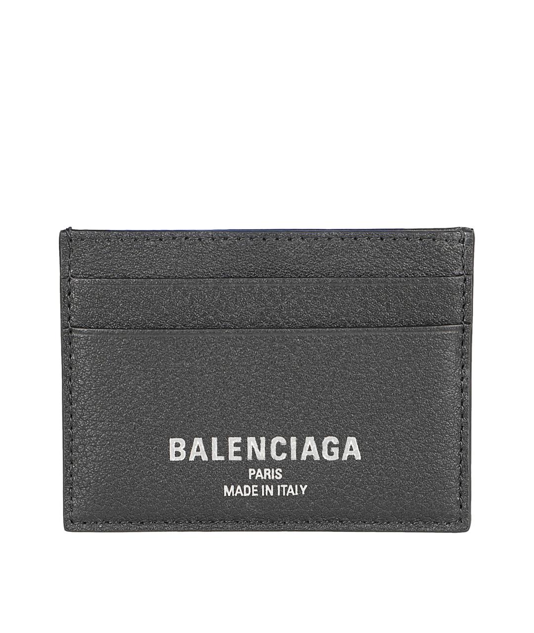 BALENCIAGA Черный кожаный кардхолдер, фото 1