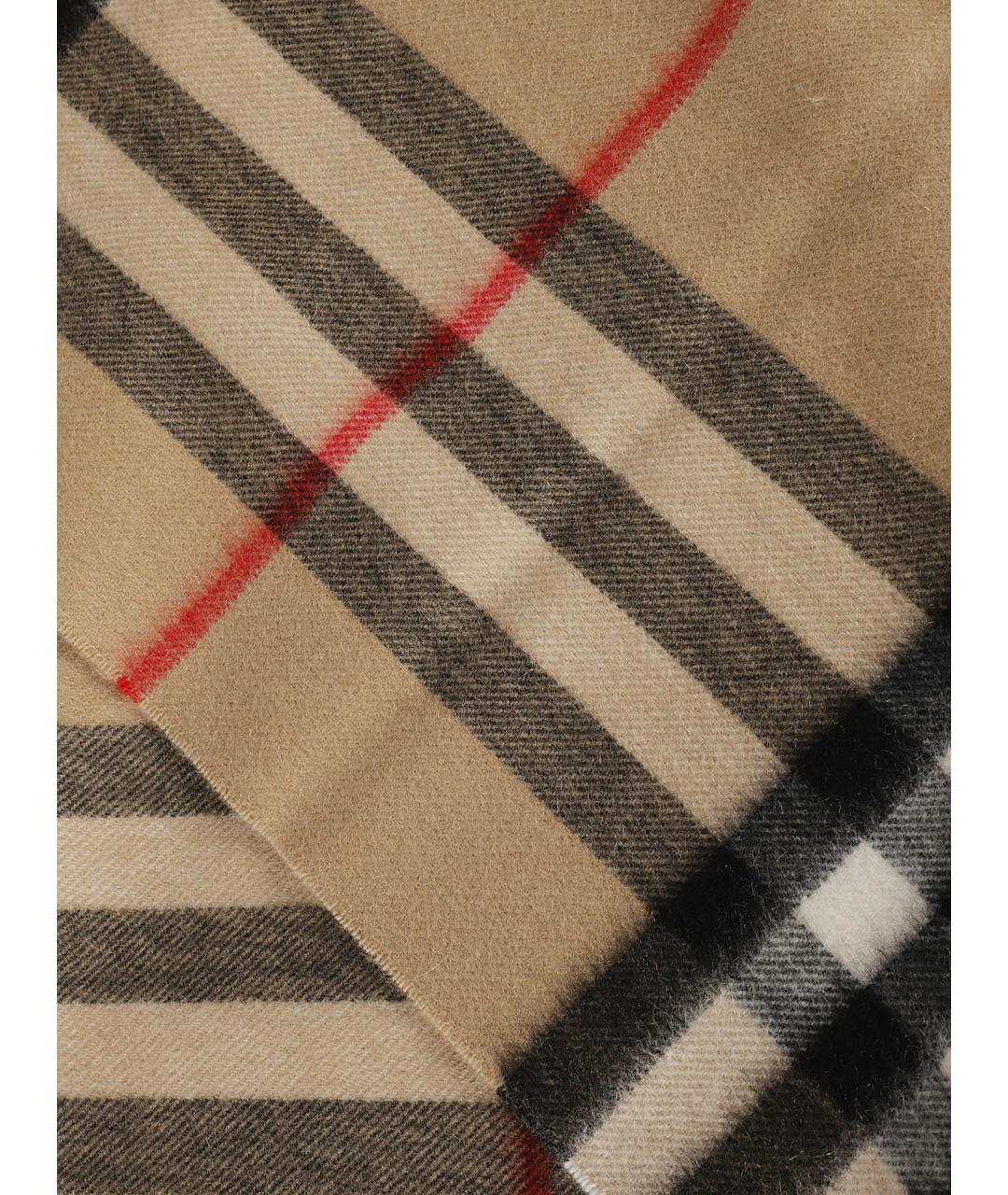 BURBERRY Бежевый кашемировый шарф, фото 2