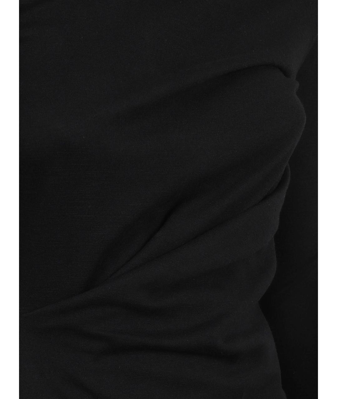 SPORTMAX Черное шерстяное платье, фото 2