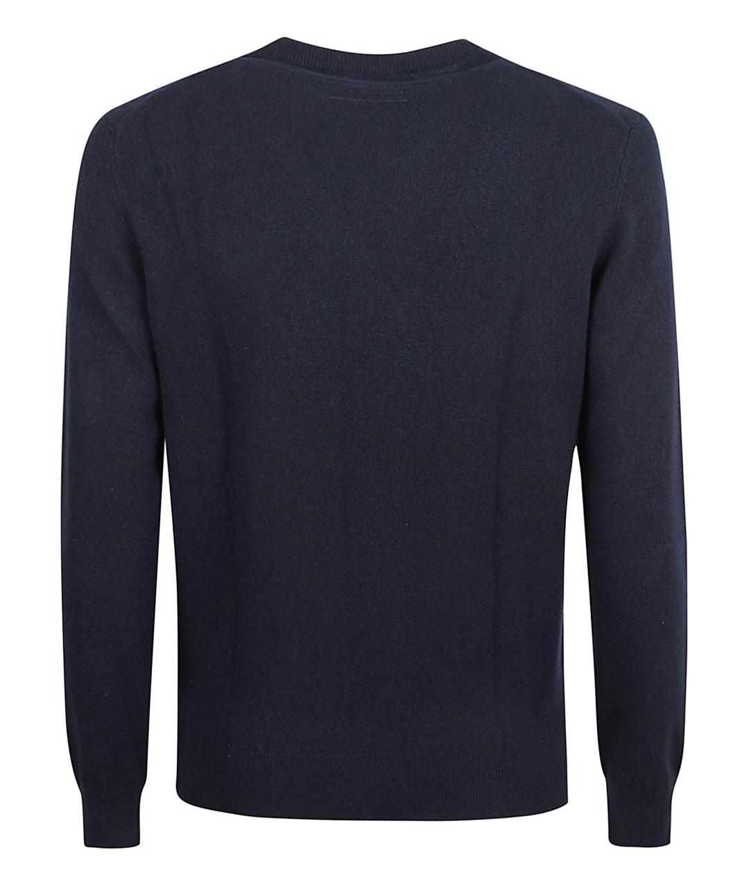 ZEGNA Синий кашемировый джемпер / свитер, фото 3