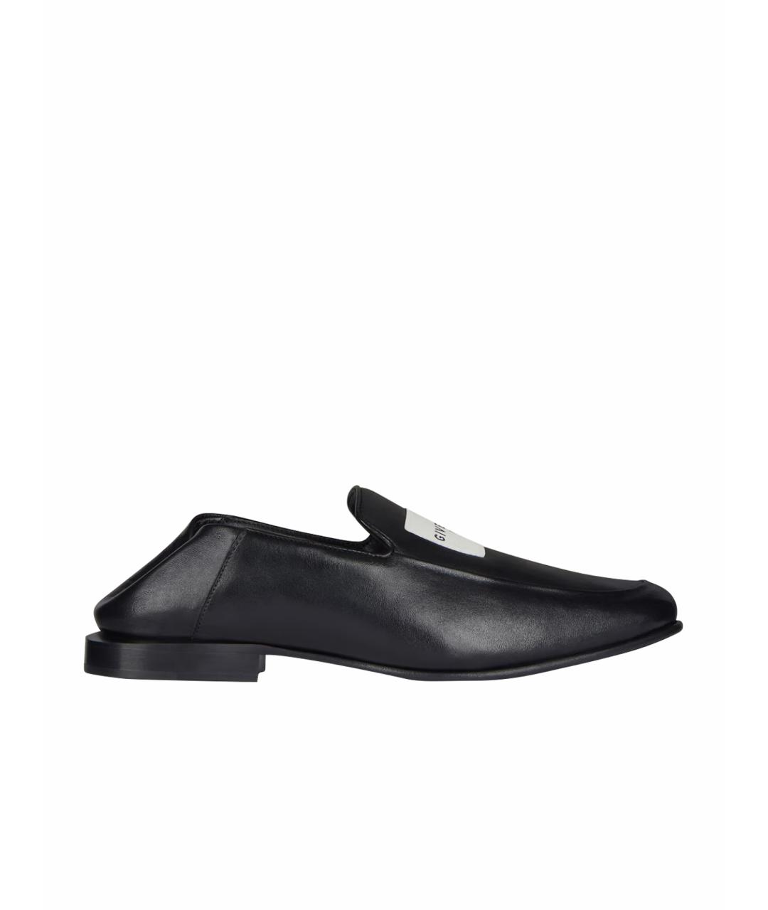 GIVENCHY Черные кожаные лоферы, фото 1