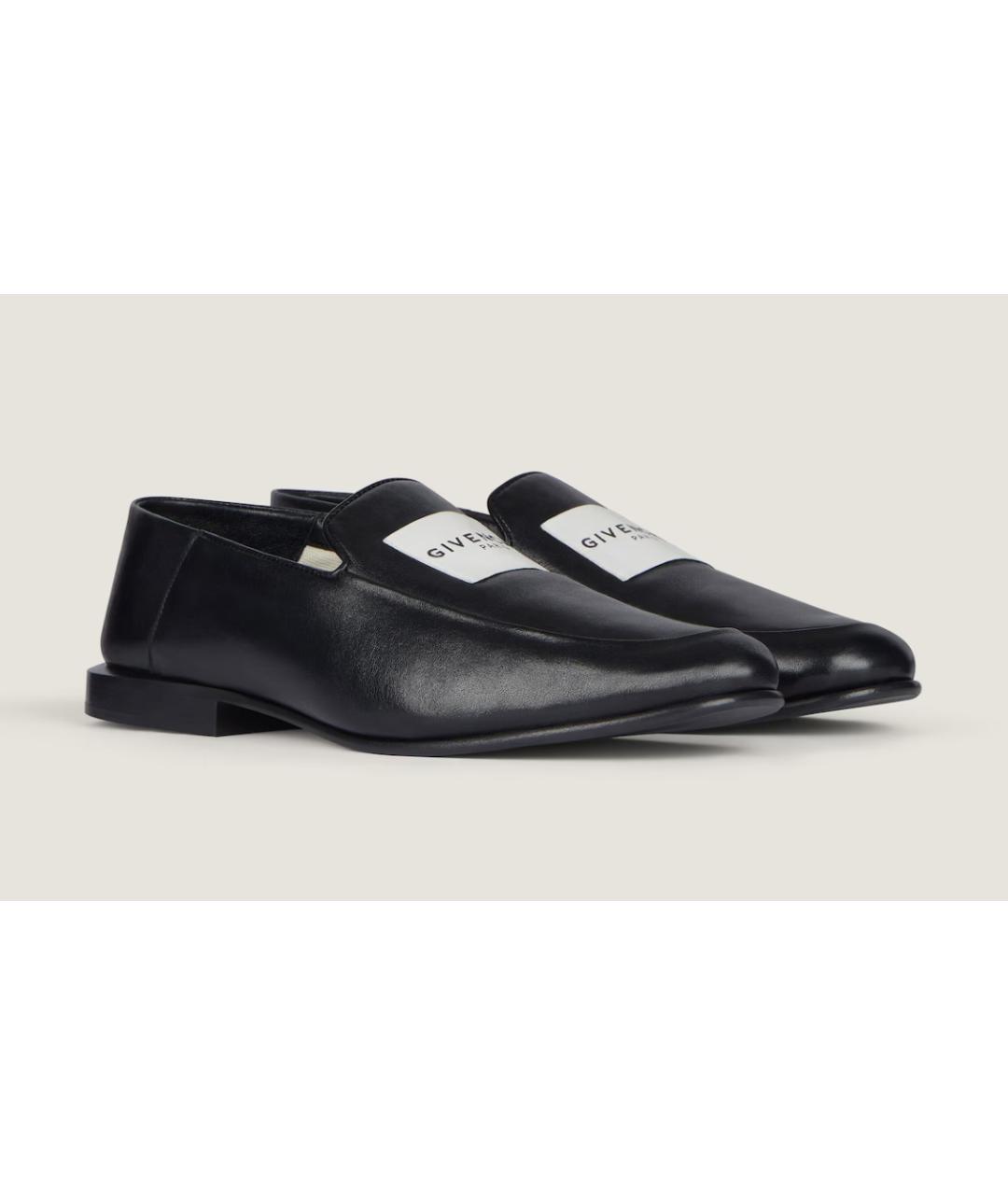 GIVENCHY Черные кожаные лоферы, фото 2