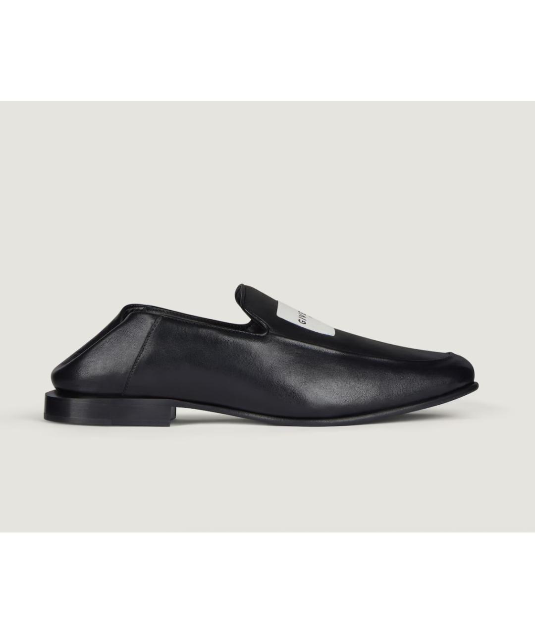 GIVENCHY Черные кожаные лоферы, фото 6