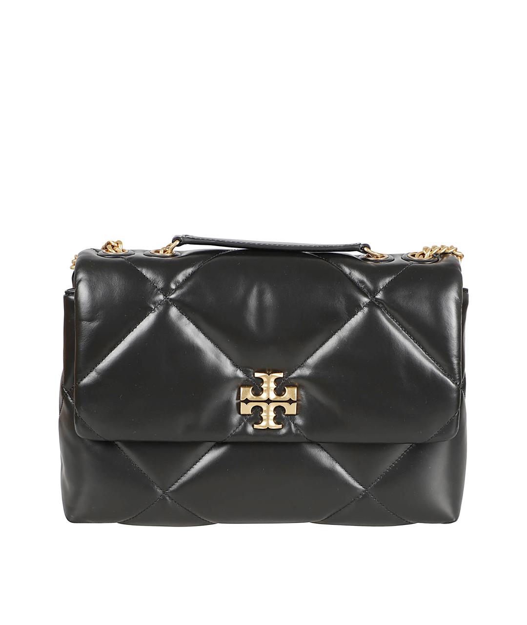 TORY BURCH Черная кожаная сумка через плечо, фото 1