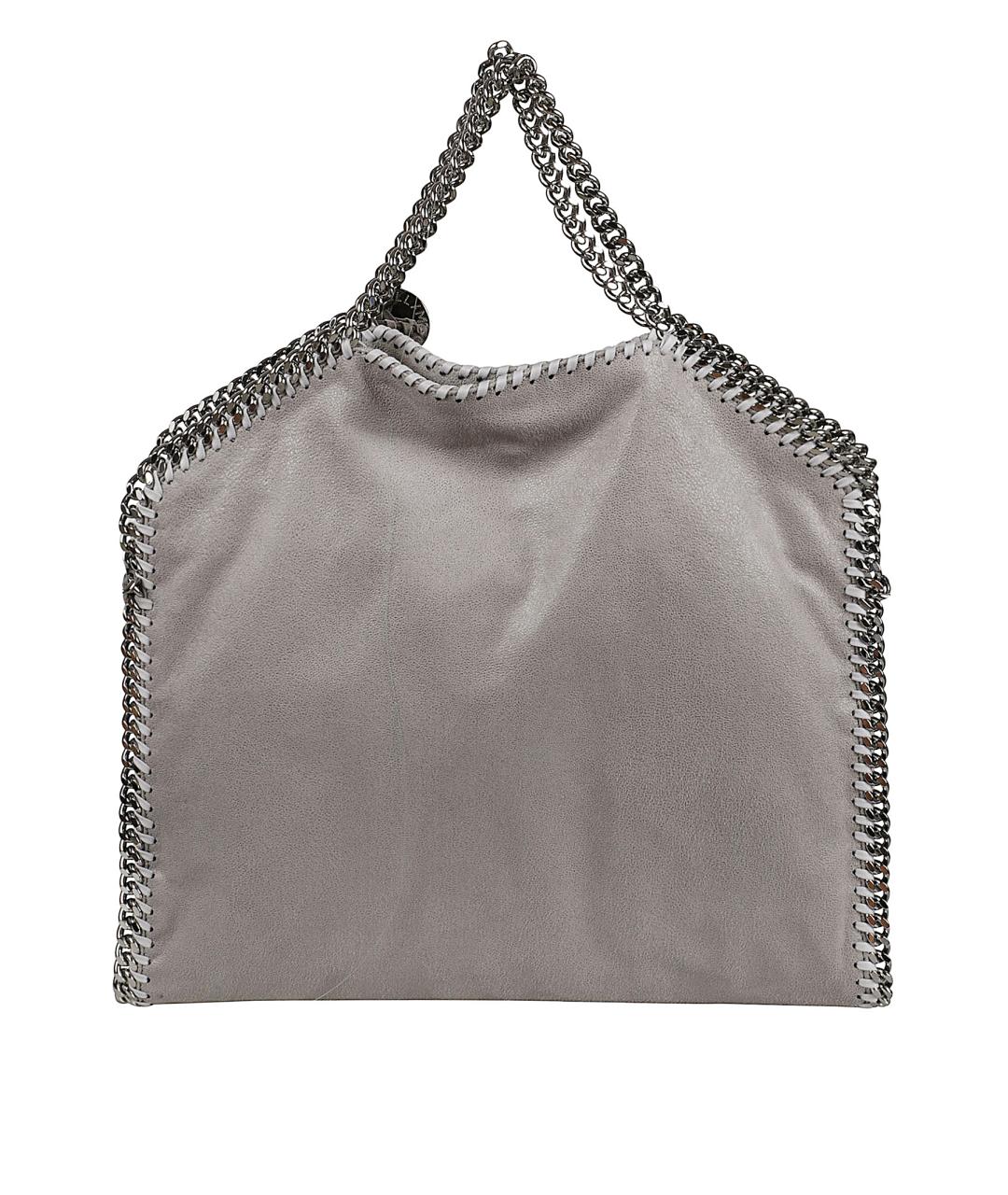 STELLA MCCARTNEY Серая синтетическая сумка с короткими ручками, фото 2