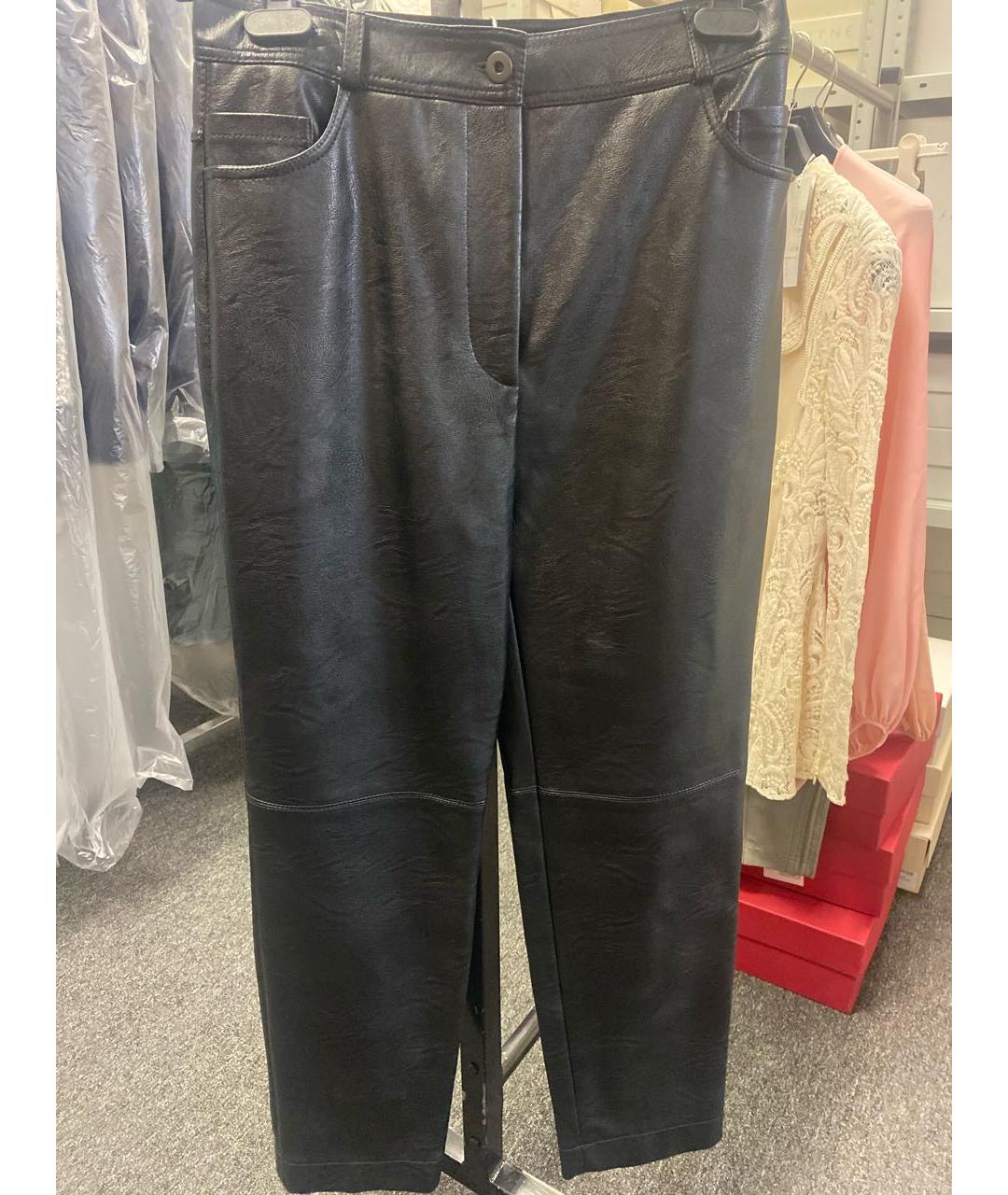 STELLA MCCARTNEY Черные прямые брюки, фото 5
