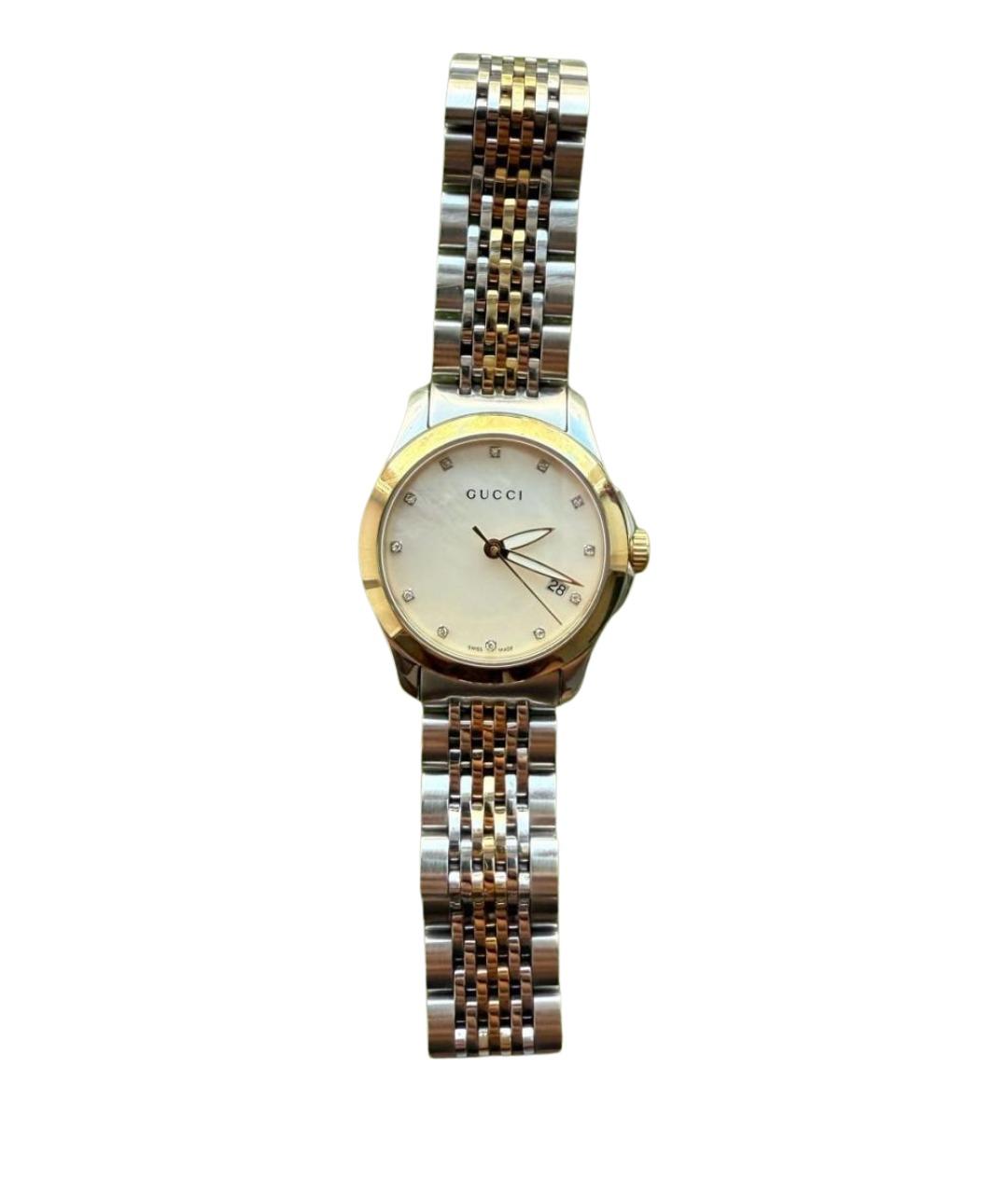 GUCCI Позолоченные часы, фото 1
