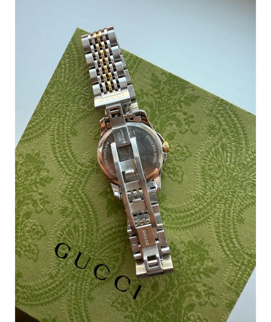 GUCCI Позолоченные часы, фото 5