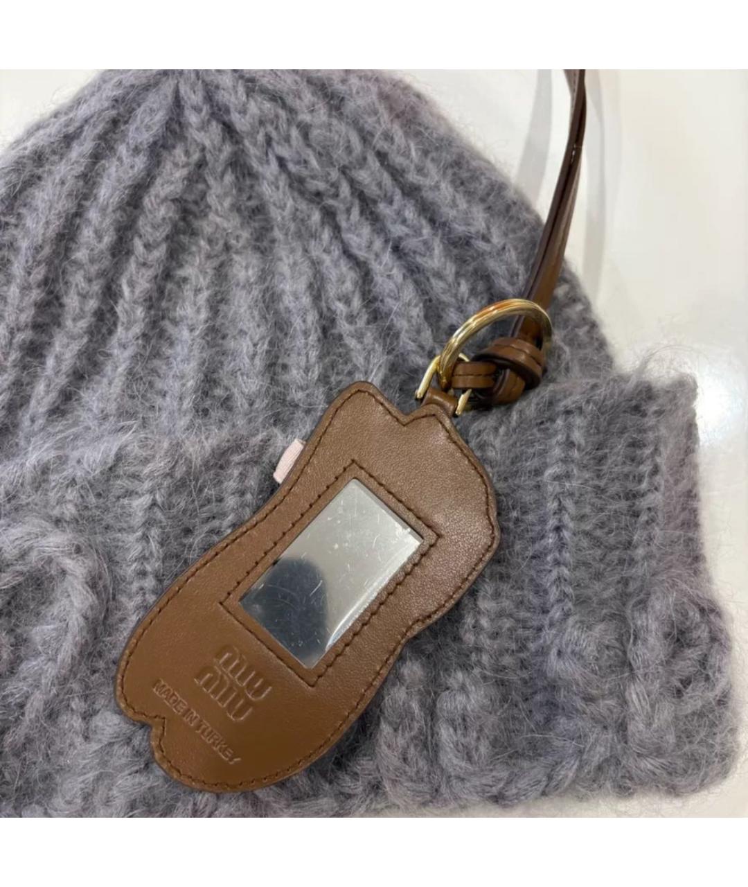 MIU MIU Розовый брелок, фото 3