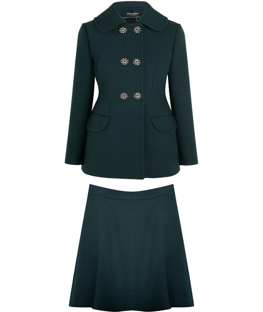 DOLCE&GABBANA Шерстяной костюм с юбками, фото 1