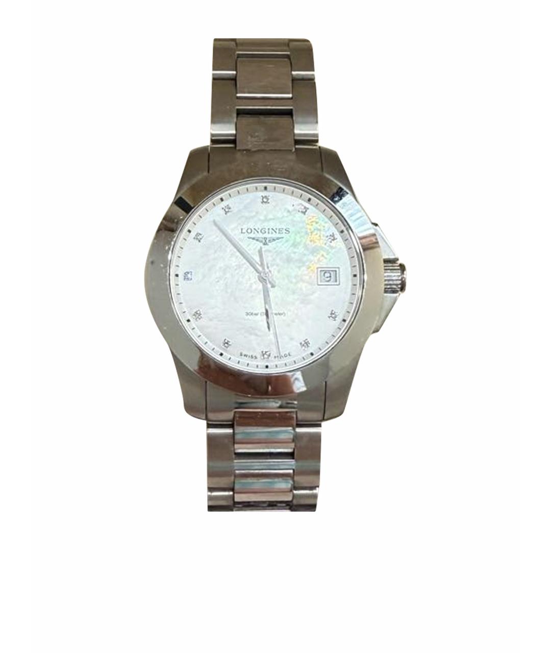 LONGINES Серебряные серебряные часы, фото 1