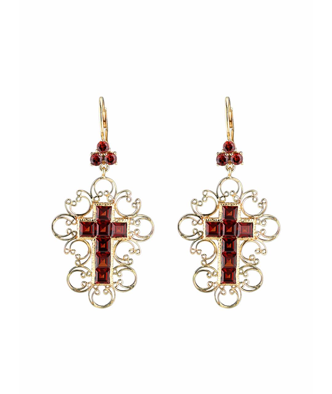 DOLCE&GABBANA Серьги из желтого золота, фото 1