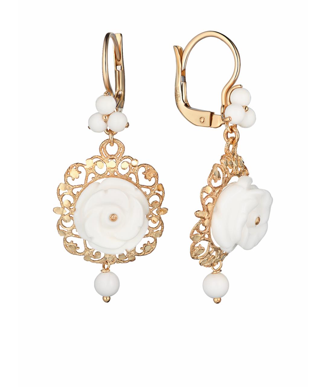 DOLCE&GABBANA Серьги из желтого золота, фото 1