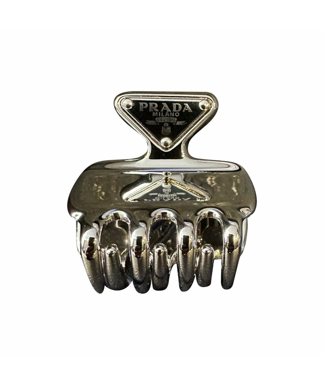 PRADA Серебряная заколка, фото 7