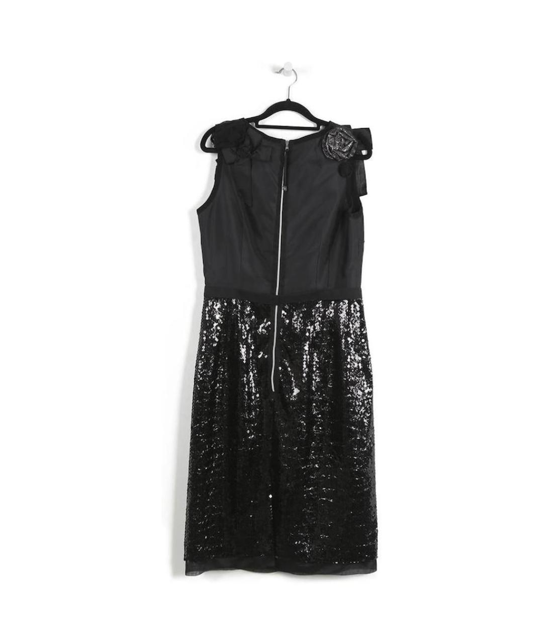 DOLCE&GABBANA Черное полиэстеровое коктейльное платье, фото 2