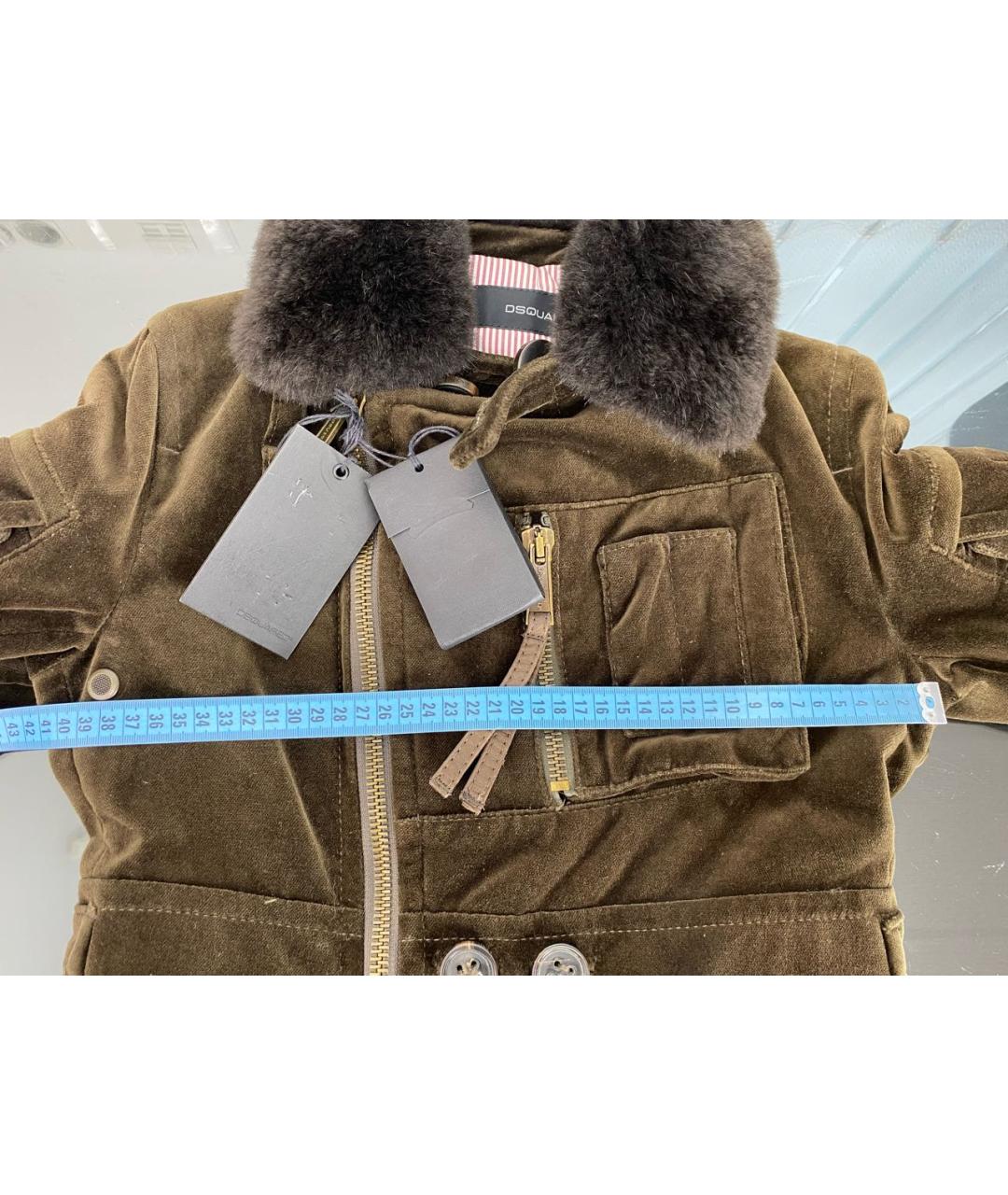 DSQUARED2 Хаки хлопковая куртка, фото 6