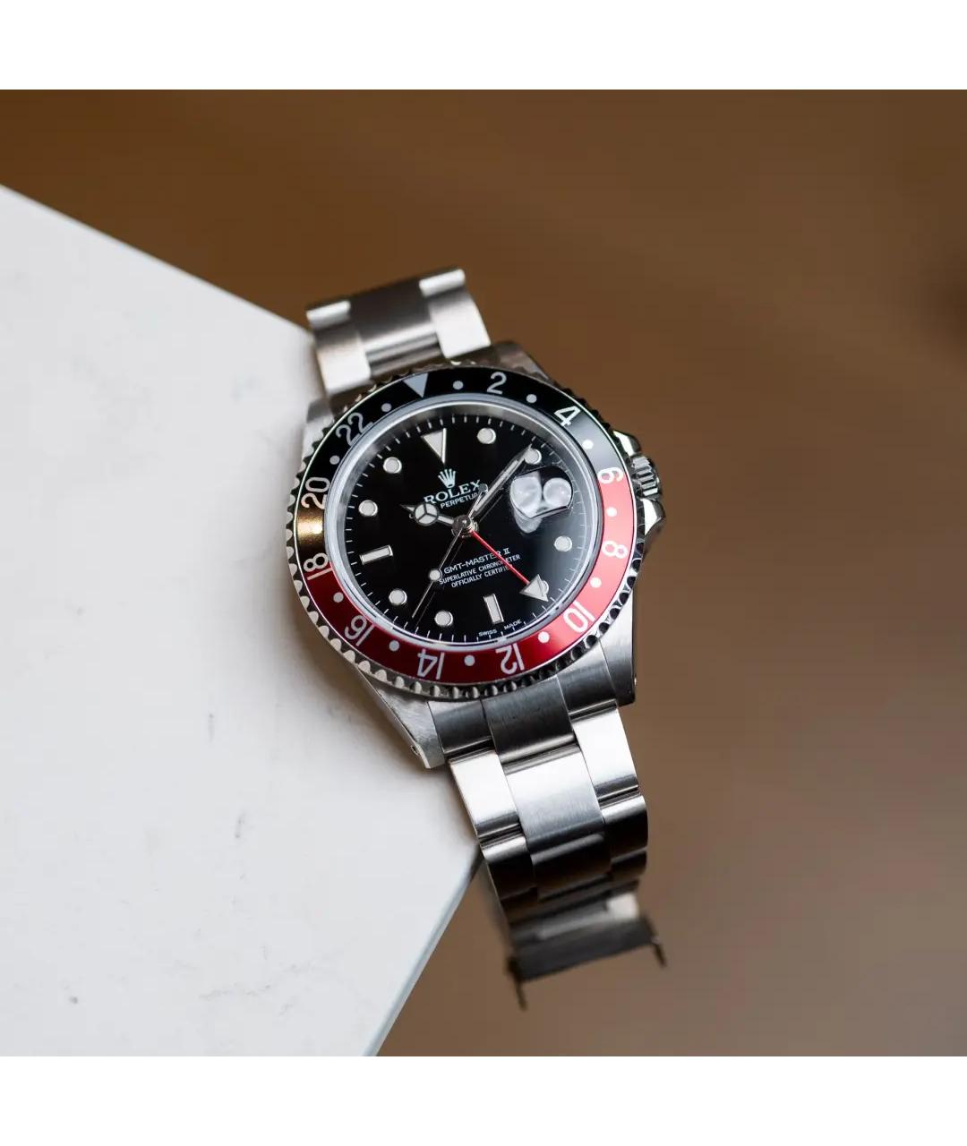 ROLEX Черные часы, фото 2