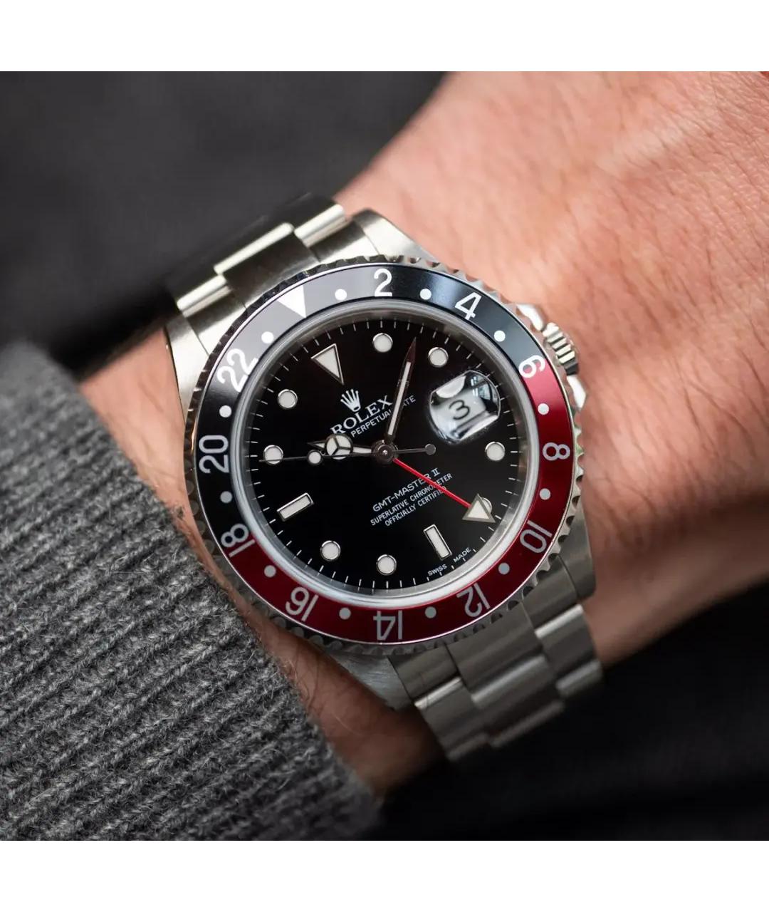 ROLEX Черные часы, фото 3