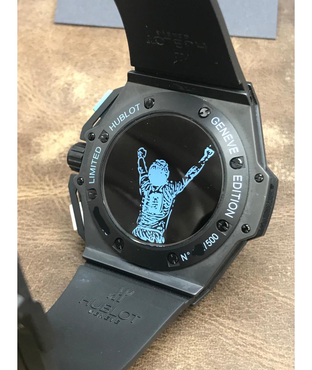 HUBLOT Черные керамические часы, фото 4
