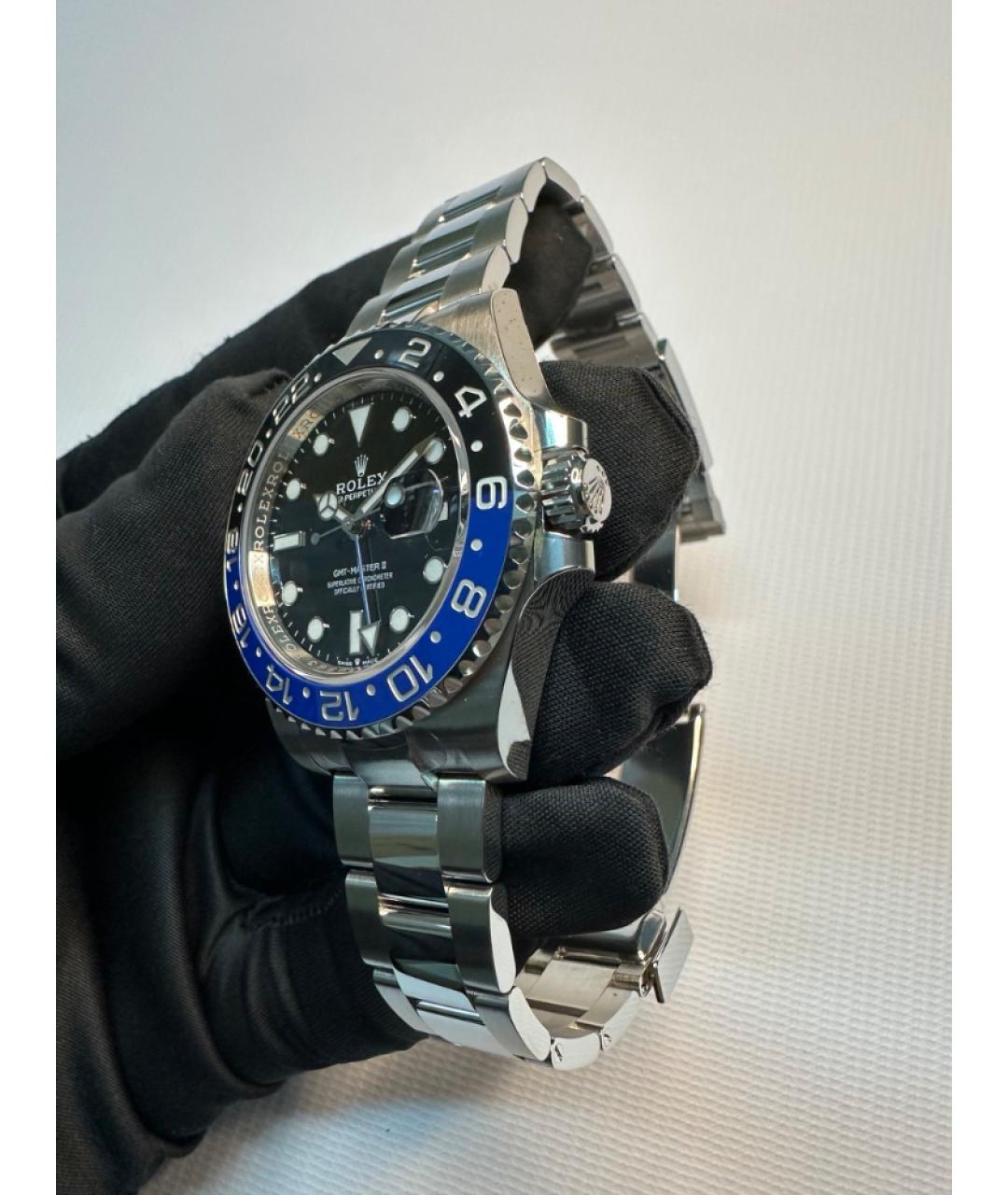 ROLEX Черные часы, фото 4