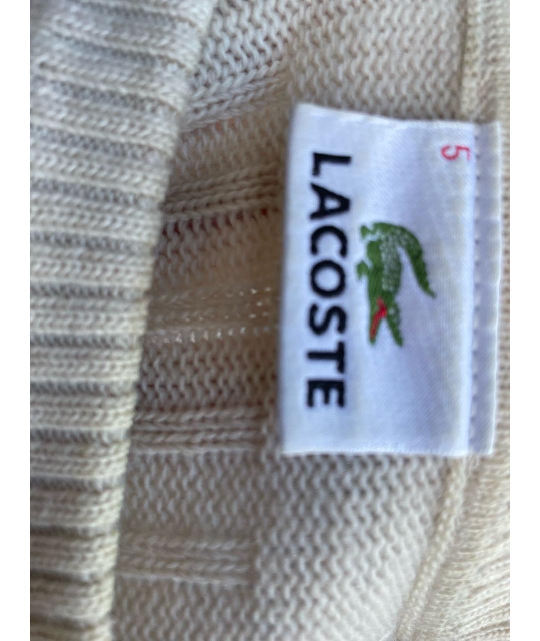 LACOSTE Бежевый джемпер / свитер, фото 2
