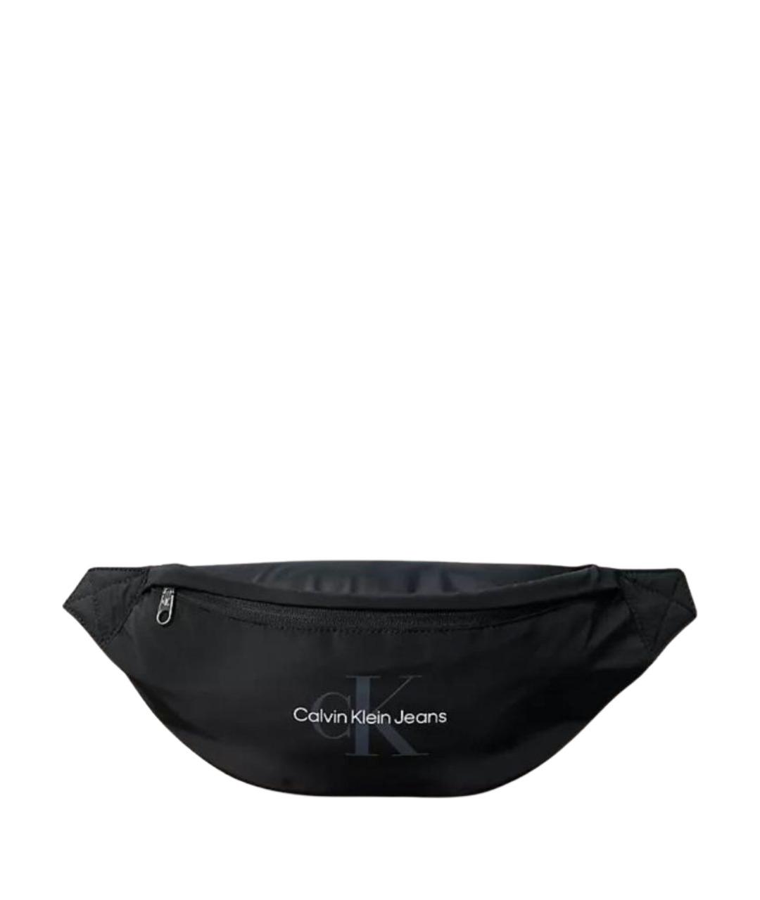 CALVIN KLEIN Черная поясная сумка, фото 1