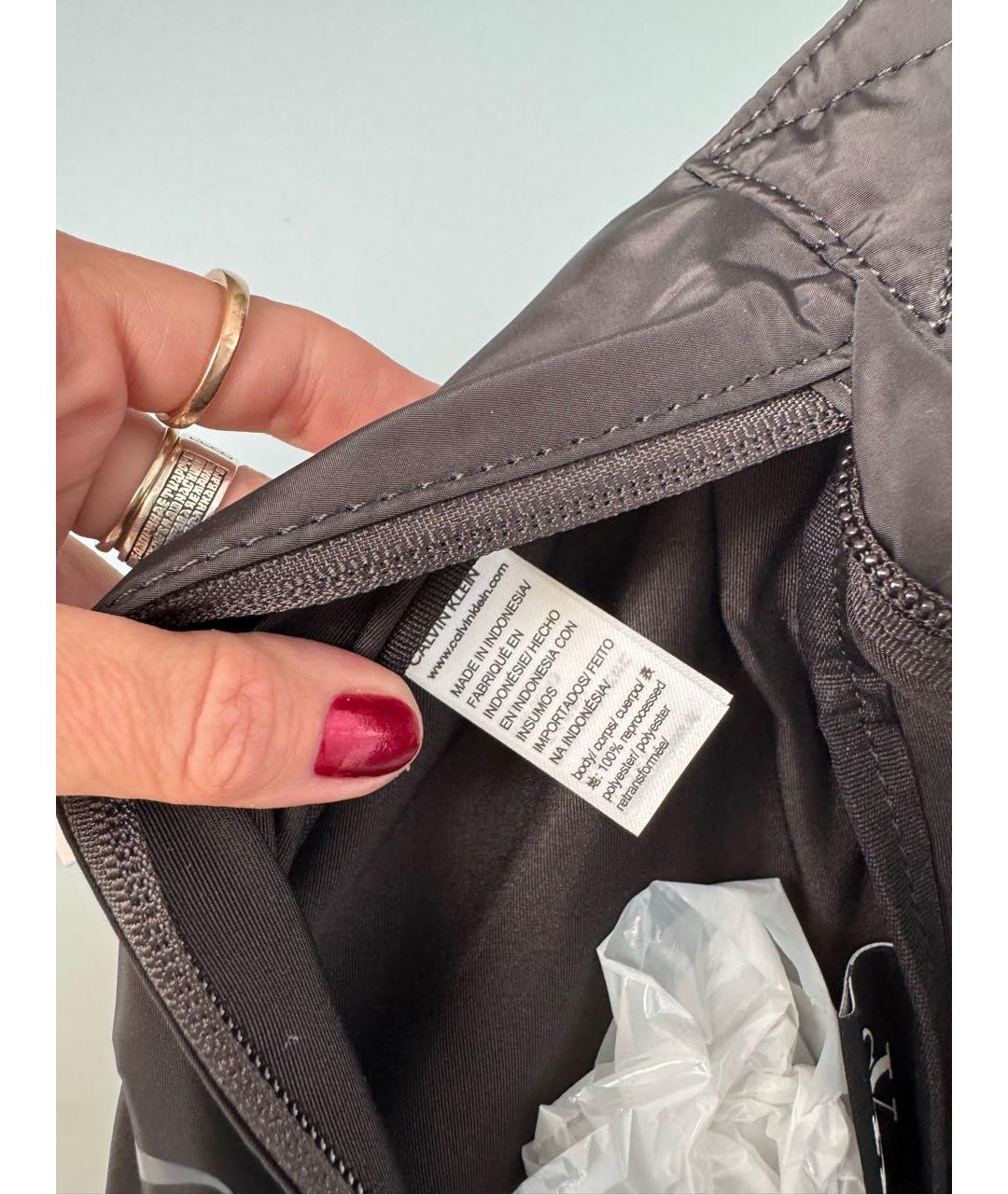 CALVIN KLEIN Черная поясная сумка, фото 5